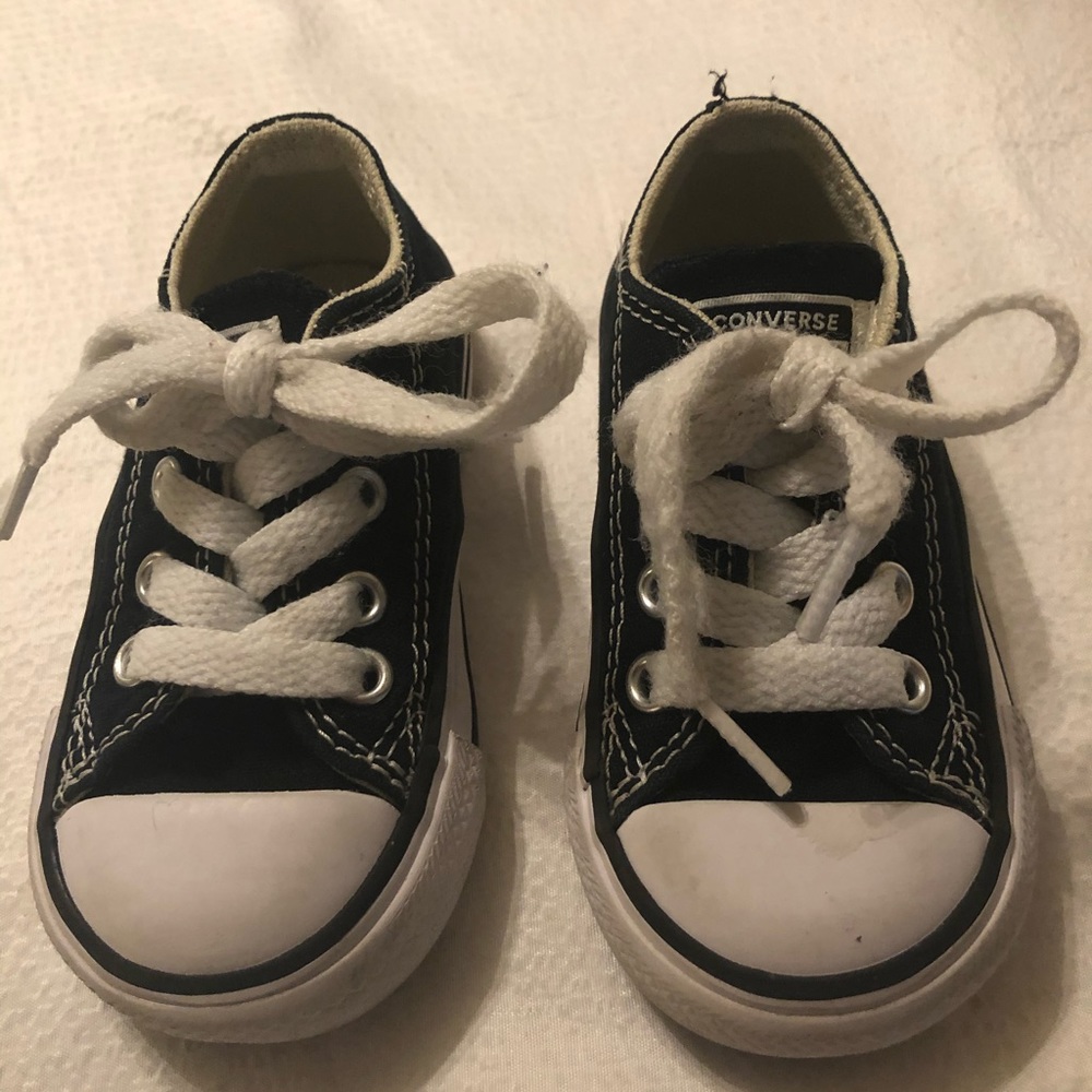 Baby Converse All Star Black Sneakers